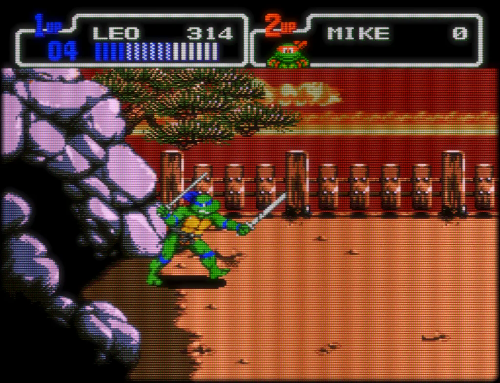 Teenage mutant ninja turtles the hyperstone heist level 3 japanese village