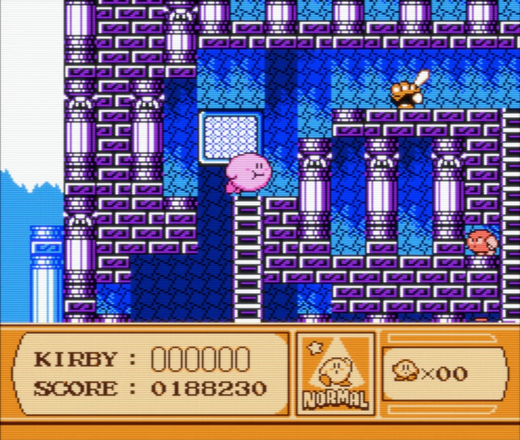 Kirbys adventure flying kirby