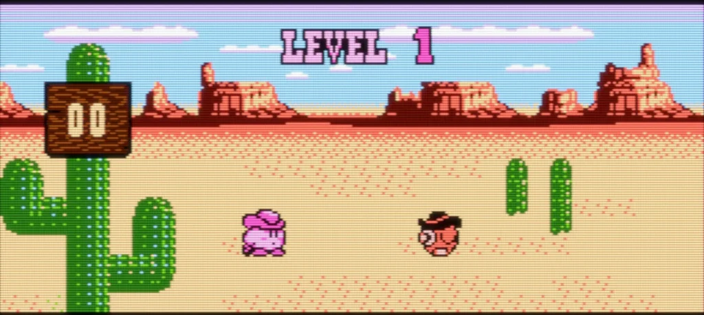Kirbys adventure quick draw minigame