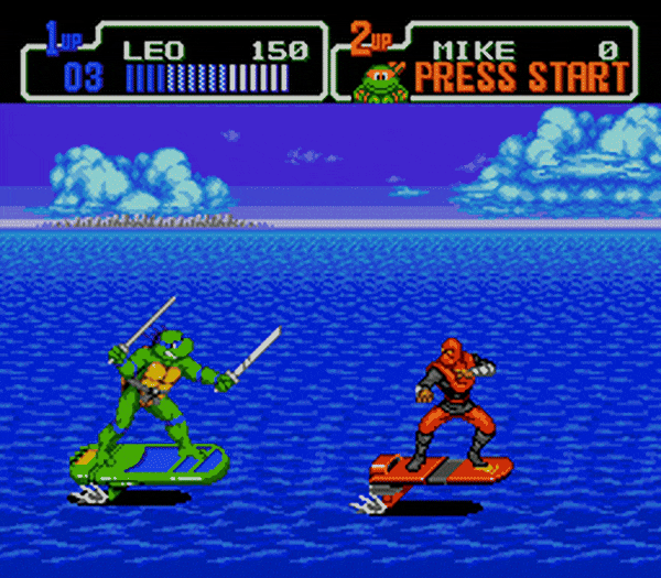Tmnt surfing in hyperstone heist